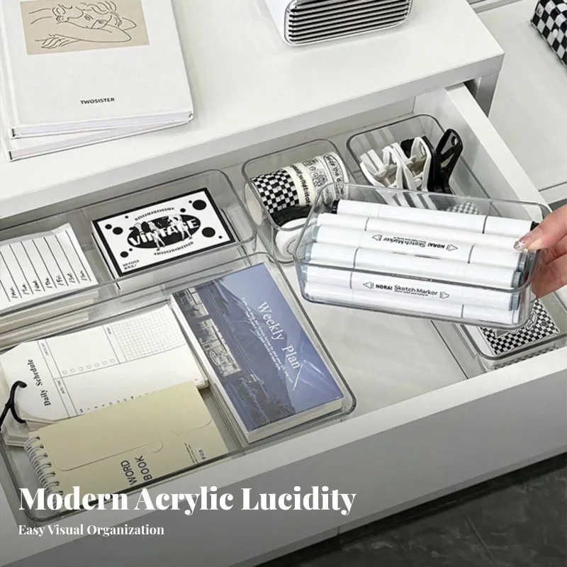 Stackable Transparent Organizer Set 1