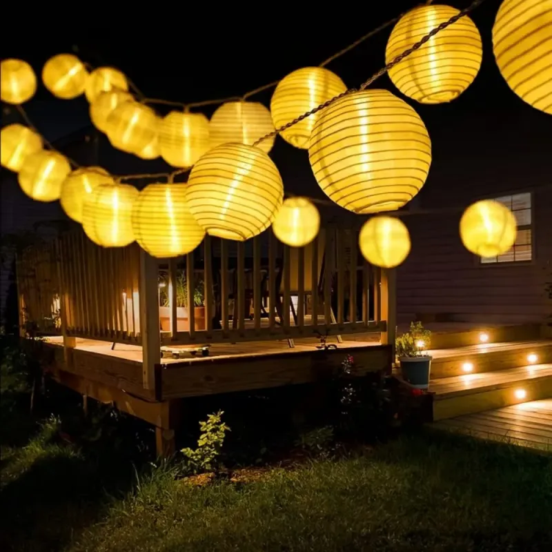 Solar Lantern String Lights Outdoor 1