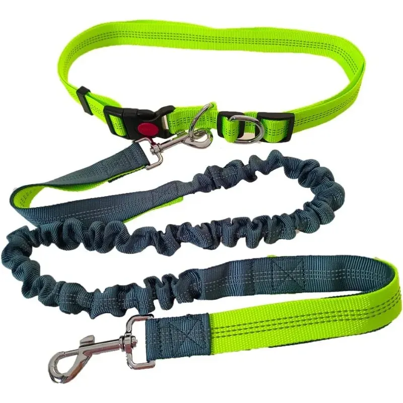Hands-Free Adjustable Dog Leash Waist Belt 1