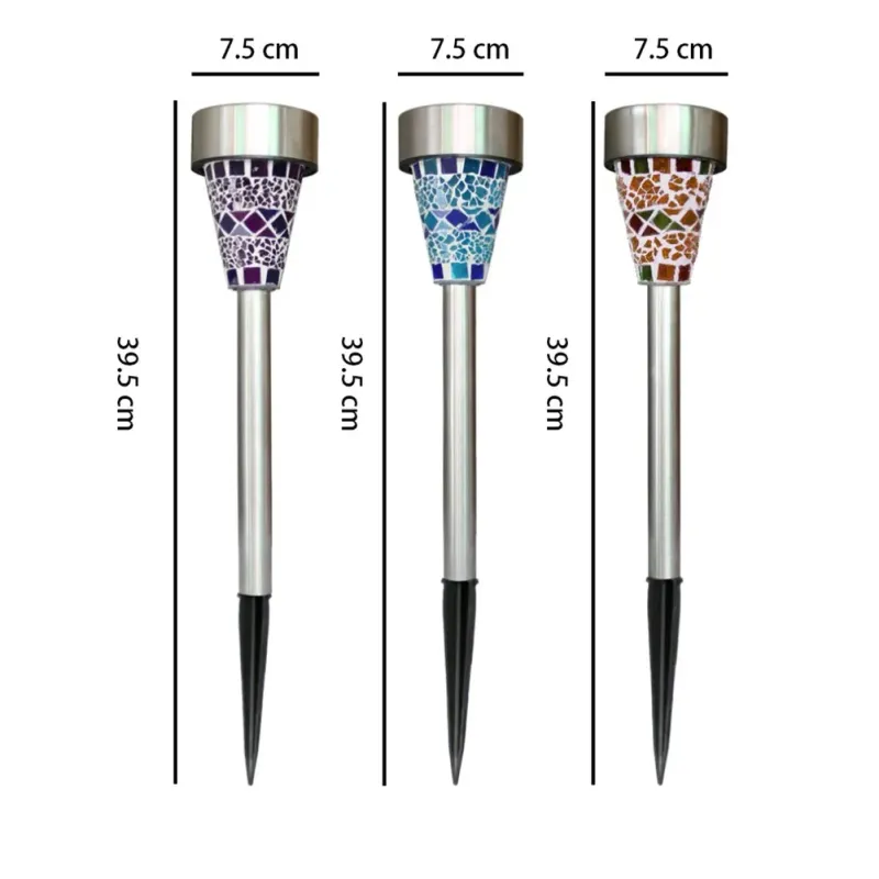 Mosaic Solar Pathway Lights 6