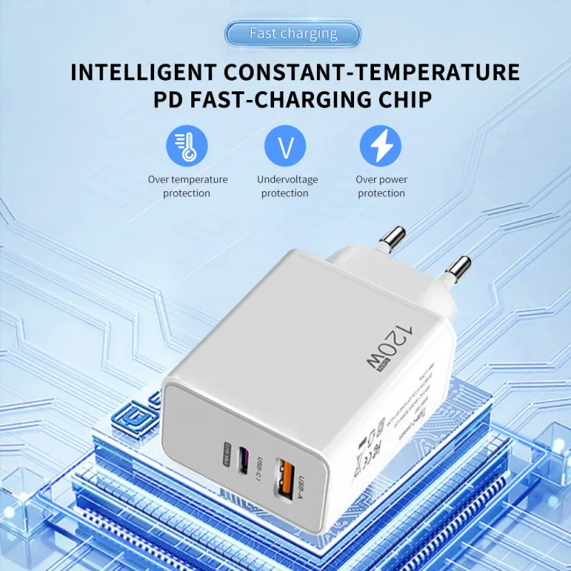 120W GaN USB-C Fast Charger 5