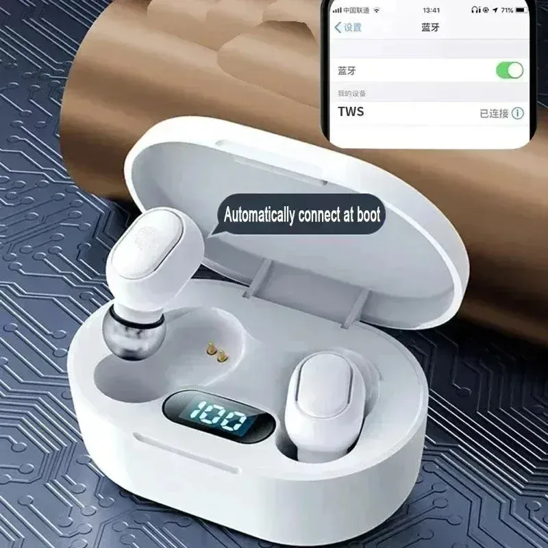 E7S TWS Bluetooth 5.1 Noise Cancelling Earphones 5