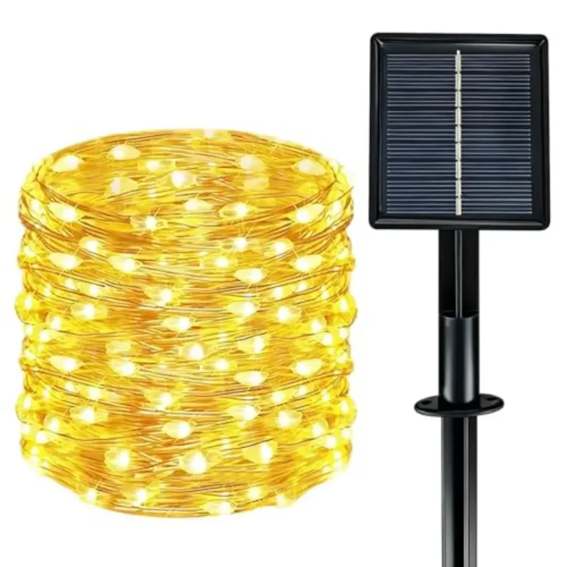 Solar Fairy String Lights - 33ft 100LED 1