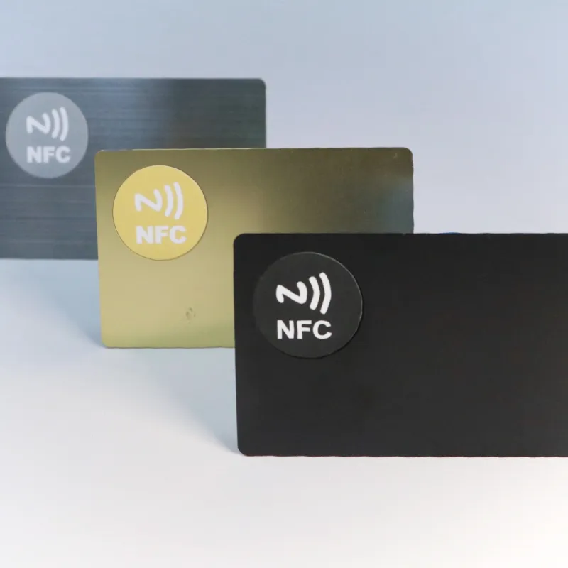Metal NFC Business Card with Dual Chip 1