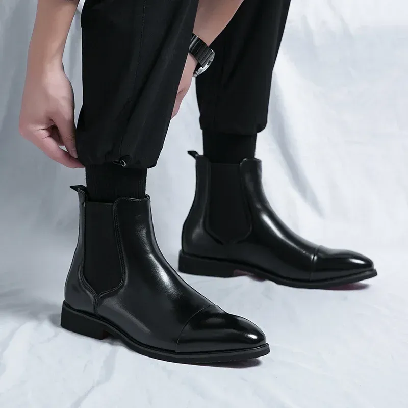 Men's Red Sole Chelsea Boots 2