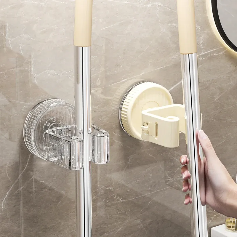 Suction Cup Mop Holder 2