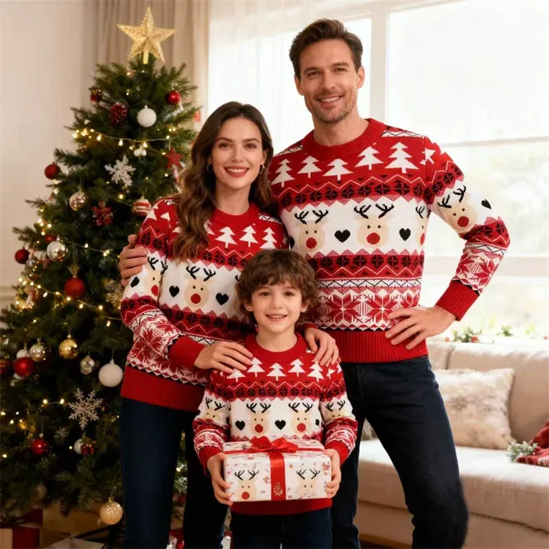 Family Christmas Matching Sweaters 1