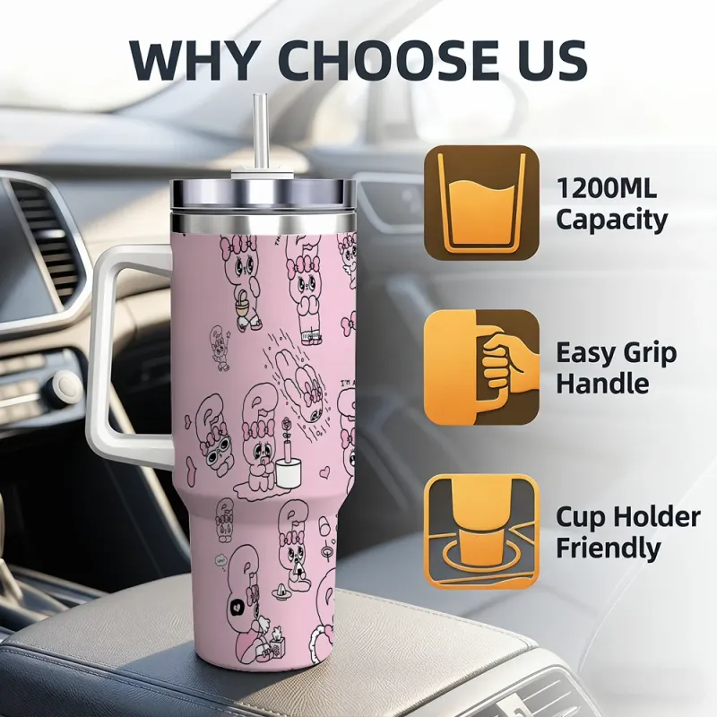E-Esther Bunny Vacuum Flask 40oz 2