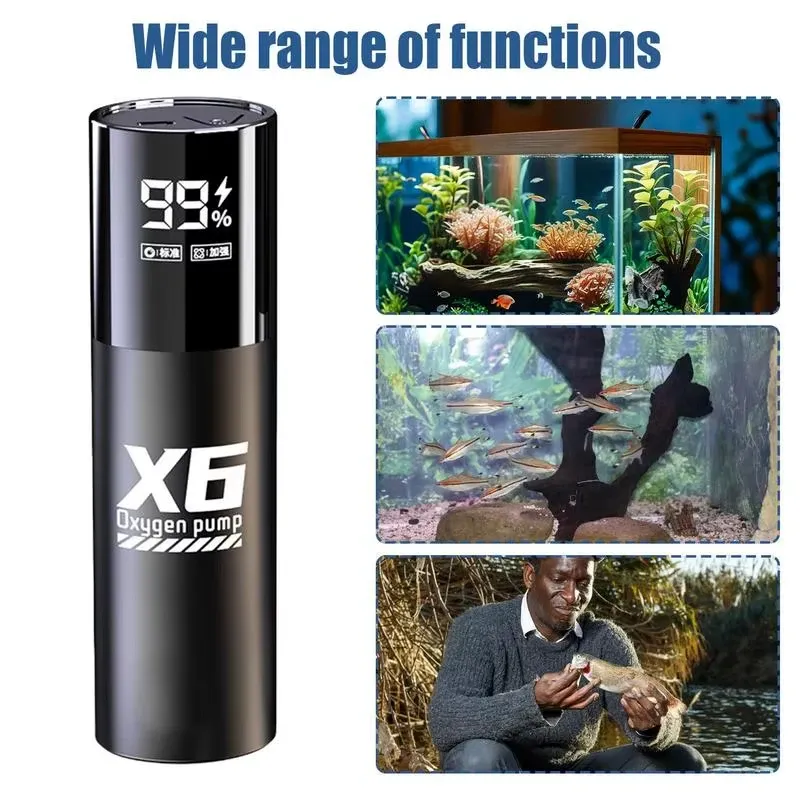 Portable USB Aquarium Air Pump 6