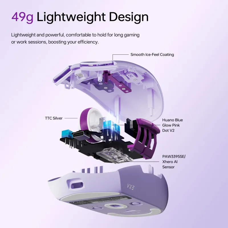 ATK VXE Dragonfly V3 PRO Wireless Gaming Mouse 3