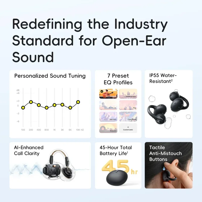 Baseus BC1 Lite Open Ear Earbuds 6