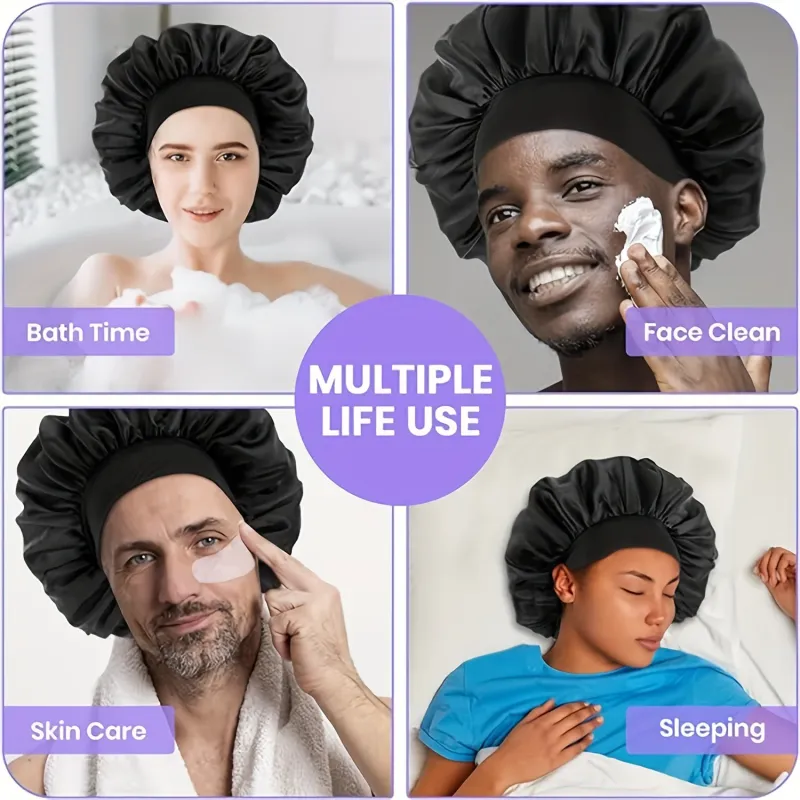 Satin Sleep Bonnet for Curly Hair 5