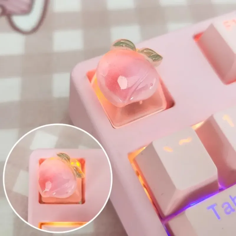 Cute Fruit Transparent Keycap 2