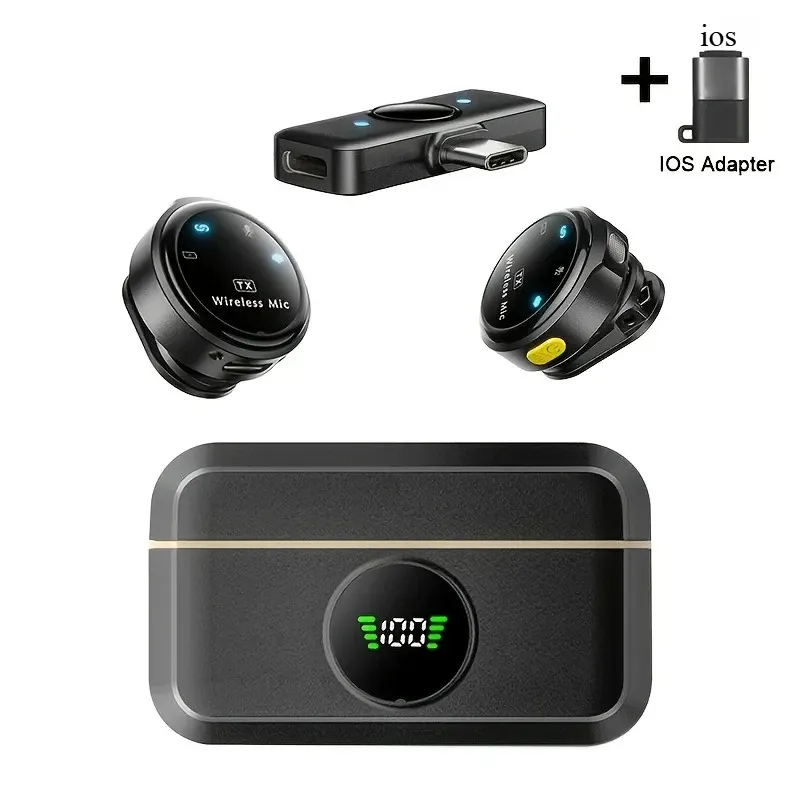 Wireless Lavalier Mic with Charging Case 4
