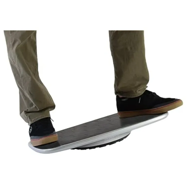 Gray Standing Desk Balance Board with Anti-Fatigue Mat 1