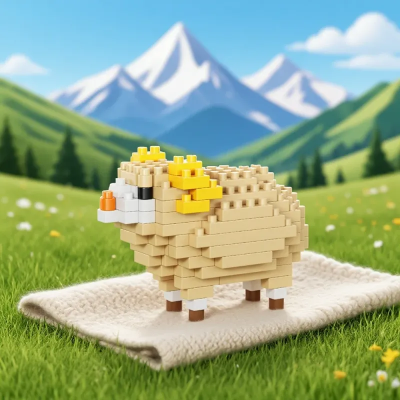 Sheep Zoo Mini Building Blocks Set 2