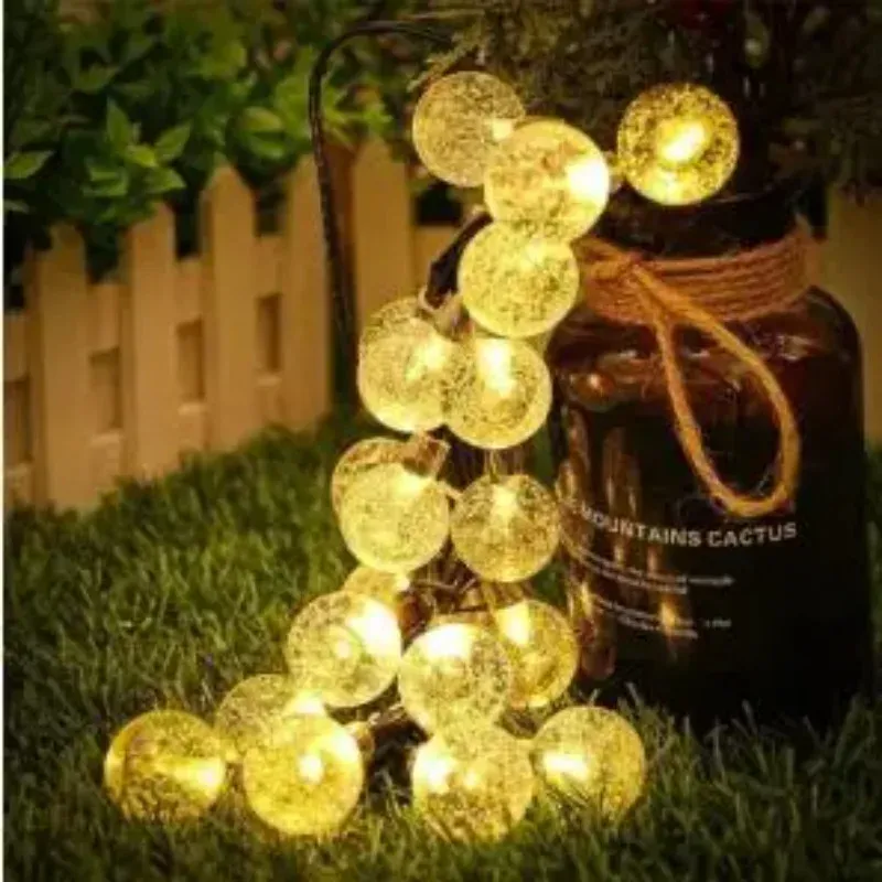 Solar Crystal Globe String Lights 6