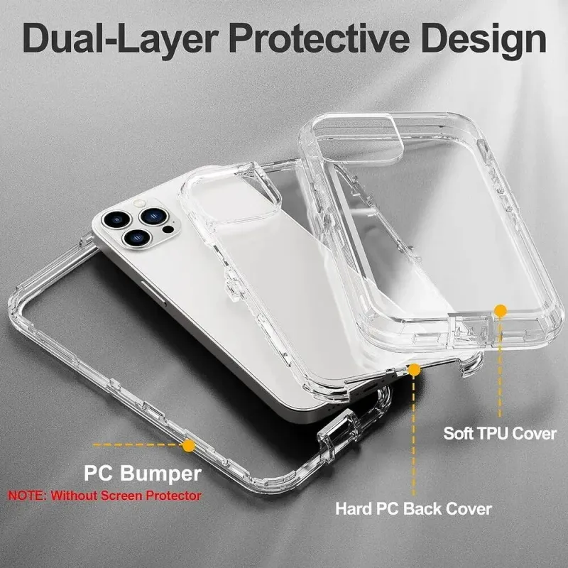 3-in-1 Rugged iPhone Case Cover 5