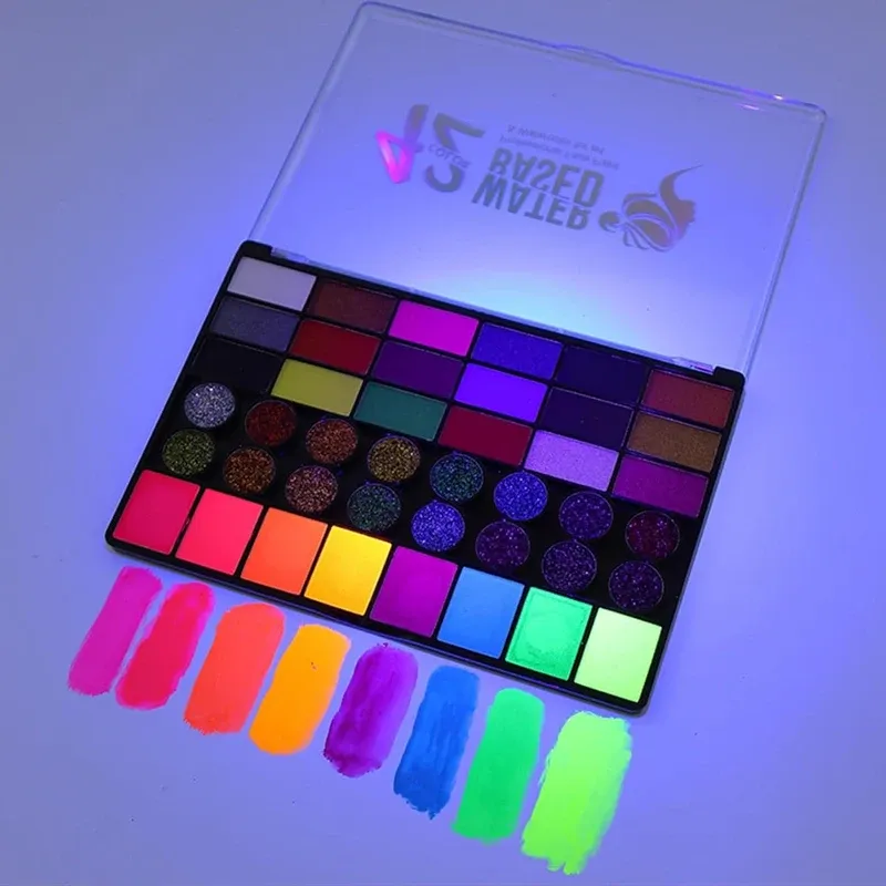 42 Color Neon Face & Body Paint Set 3