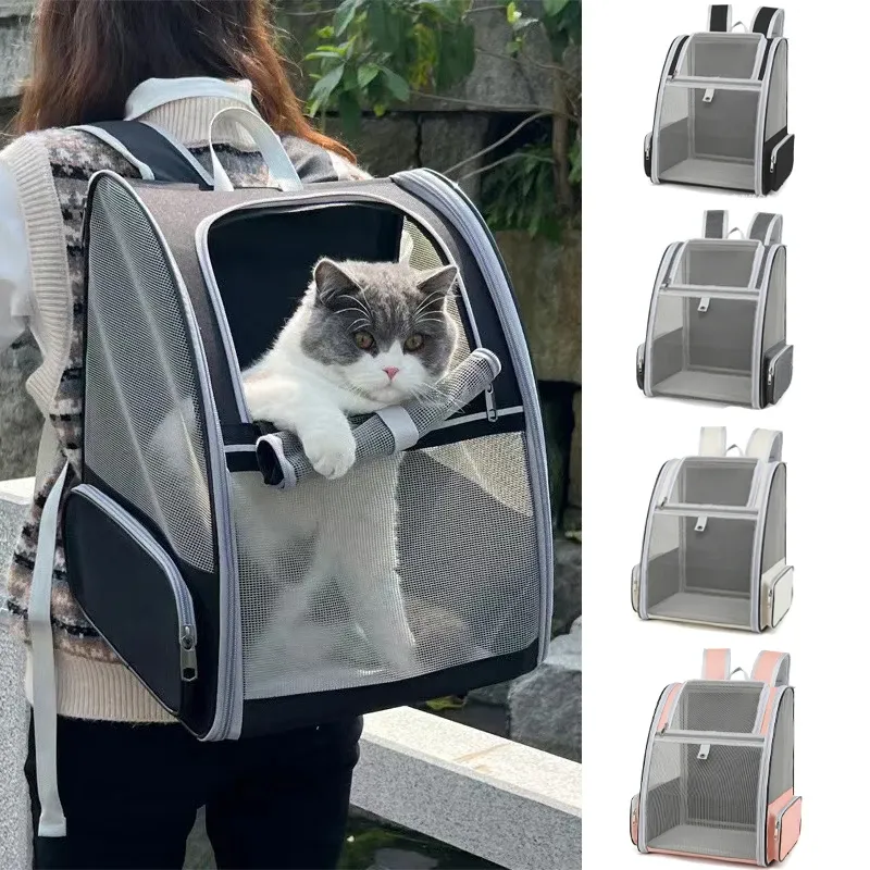 Breathable Pet Cat Carrier Backpack 1