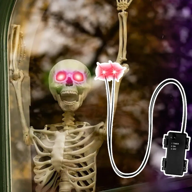 Halloween LED Glowing Eyes Timer Light 3