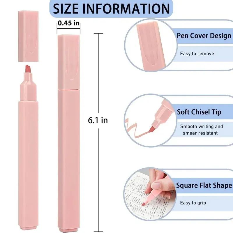 12 Colors Pastel Highlighters Set 2