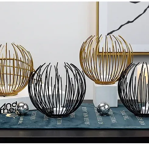 Nordic Metal Candle Lantern Holder 4