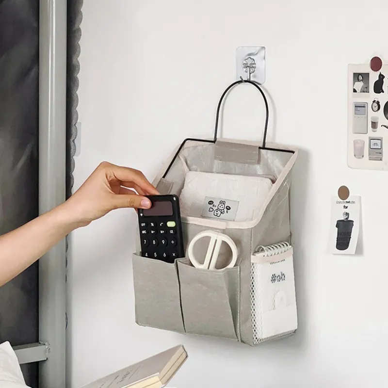 Wall-Mounted Fabric Storage Organizer 4