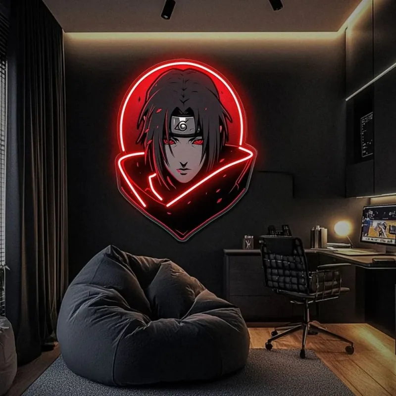 Itachi Uchiha Neon LED Wall Sign 1
