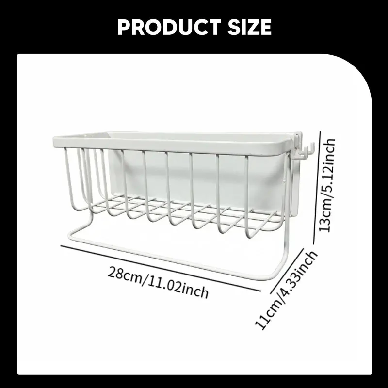 Magnetic Fridge Organizer Rack 3