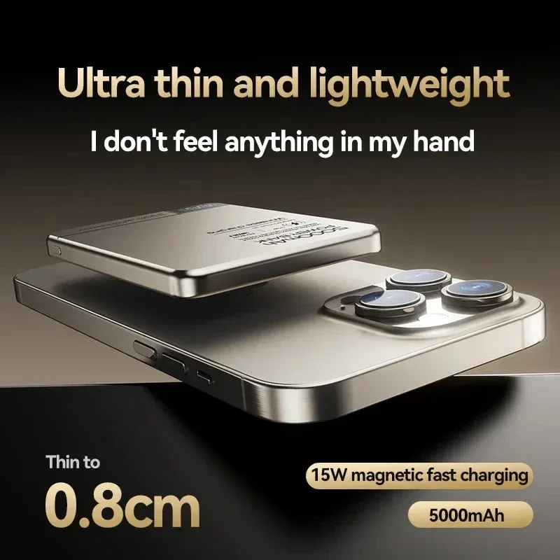 Magnetic Wireless Power Bank for iPhone 2