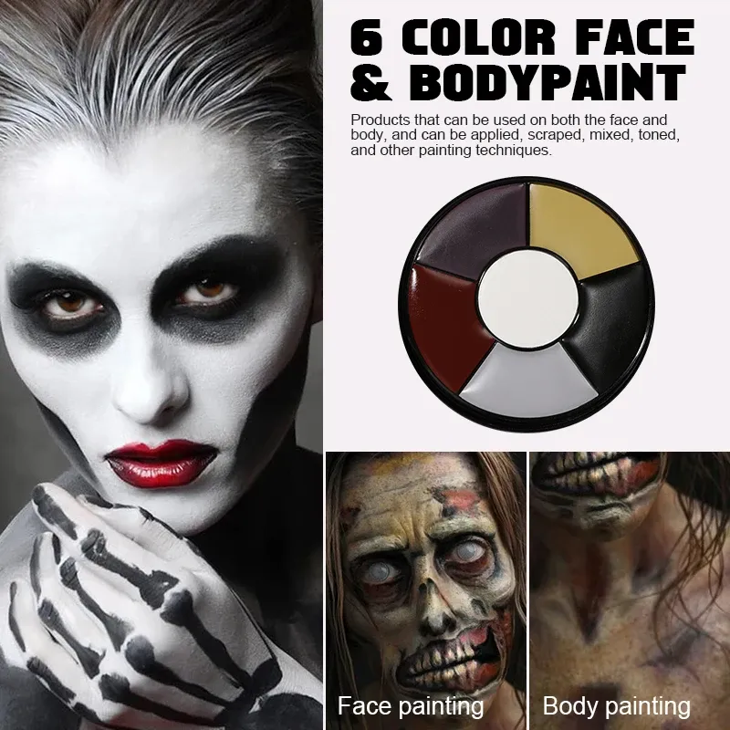 Zombie SFX Makeup Kit 6 Colors 2