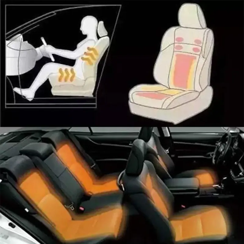 Carbon Fiber Heated Car Seat Cushion 3