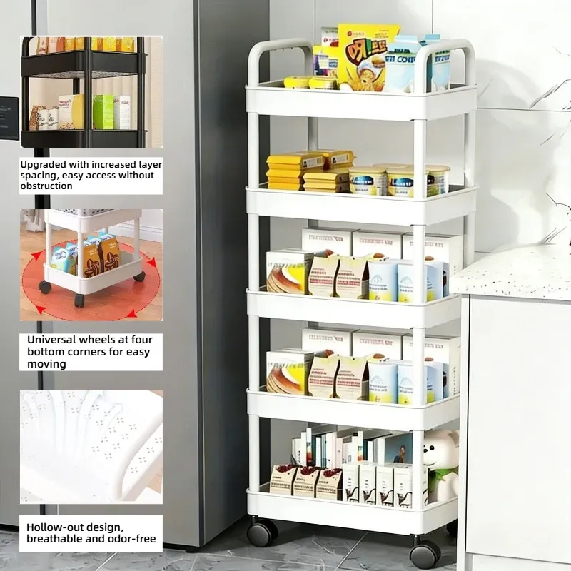 5-Tier Rolling Storage Cart 1