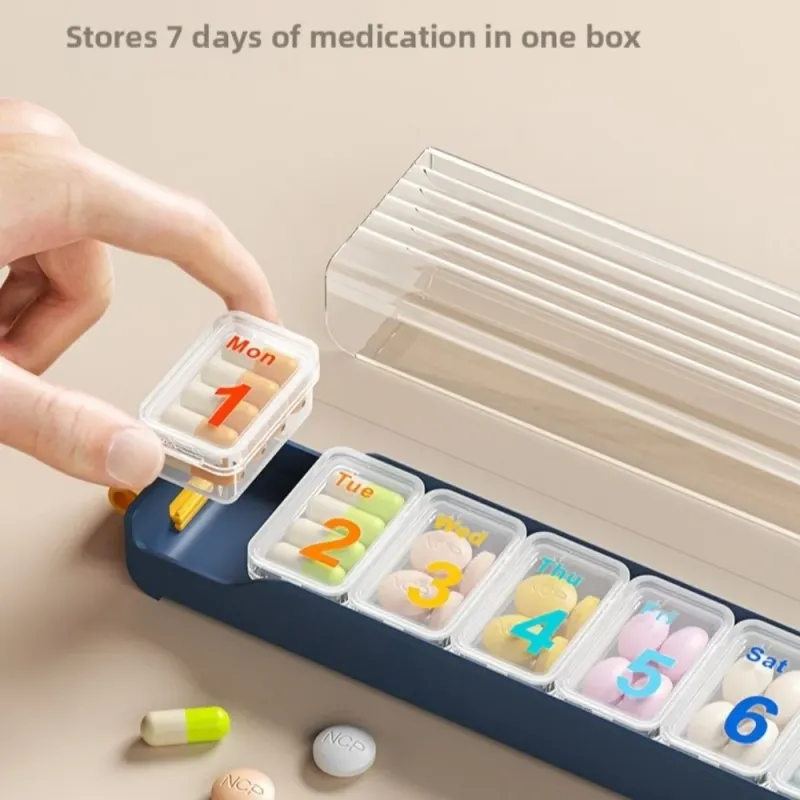 Weekly Pill Organizer - Large Capacity 5