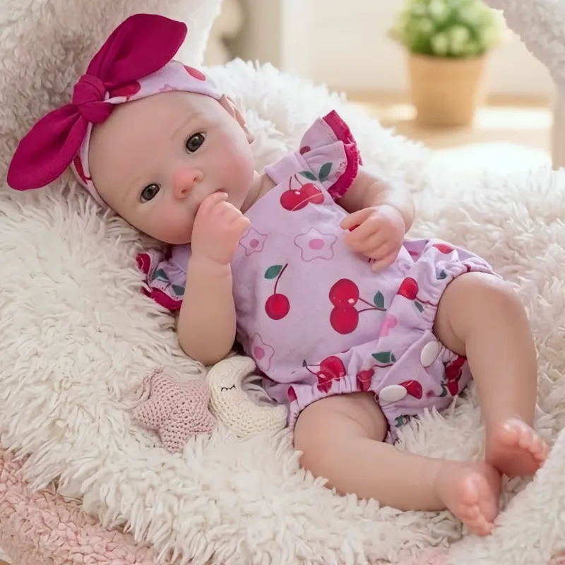 13" Silicone Reborn Baby Girl Doll 3