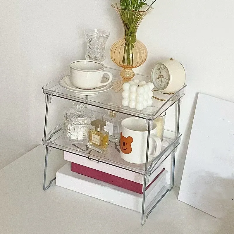 Foldable Desk Storage Rack & Cup Holder 3