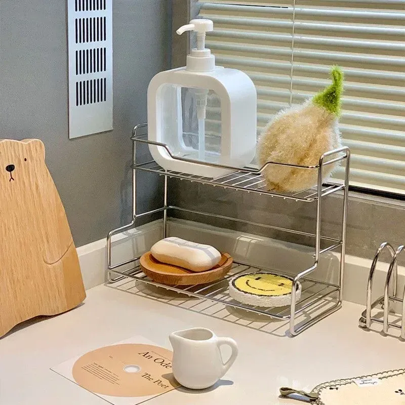 Stainless Steel Storage Rack Organizer 5