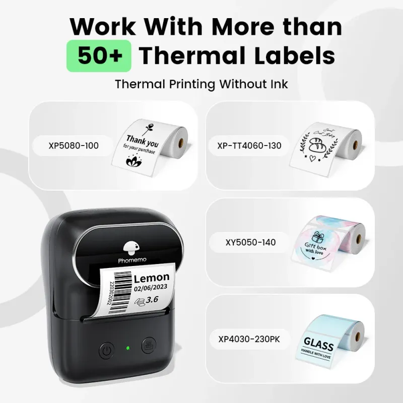 Phomemo M108 Bluetooth Label Maker 5