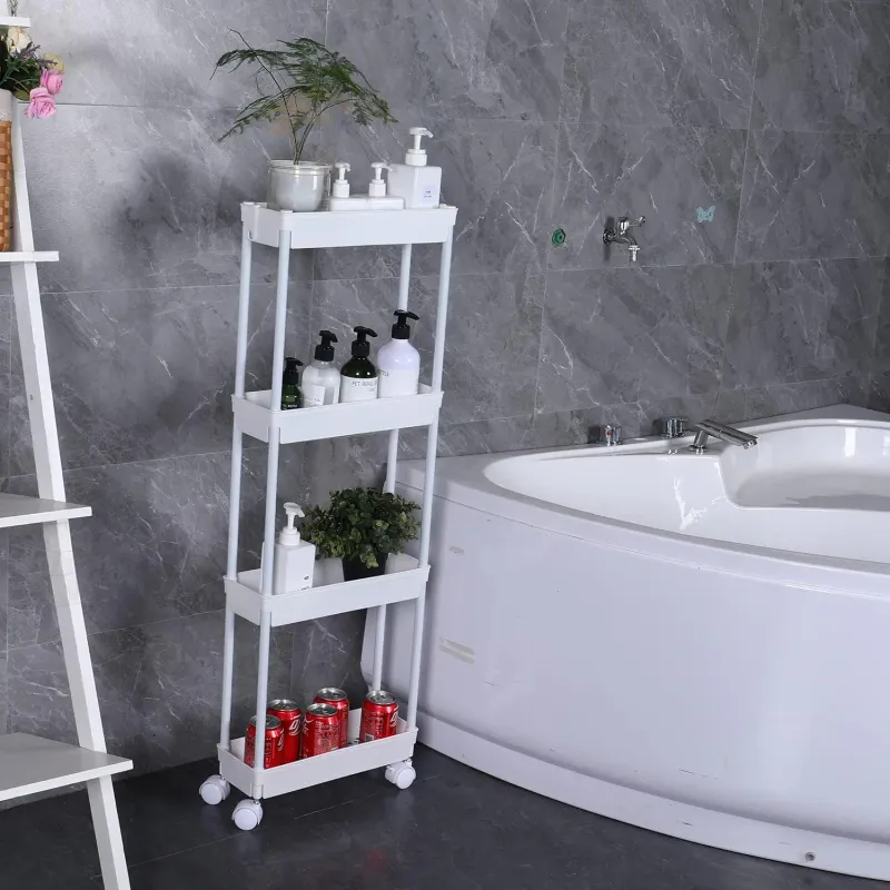 Sooyee 4-Tier Slim Storage Cart 5
