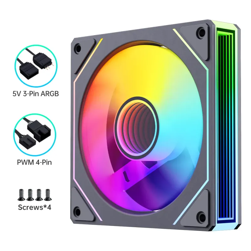 120mm ARGB Quiet Case Fan 4-Pin 5