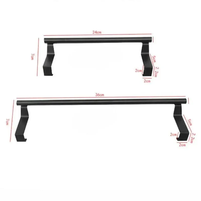 Over Cabinet Punch-Free Towel Rack 6