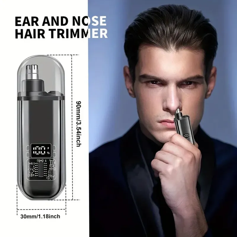 USB-C Nose & Ear Hair Trimmer Kit 3
