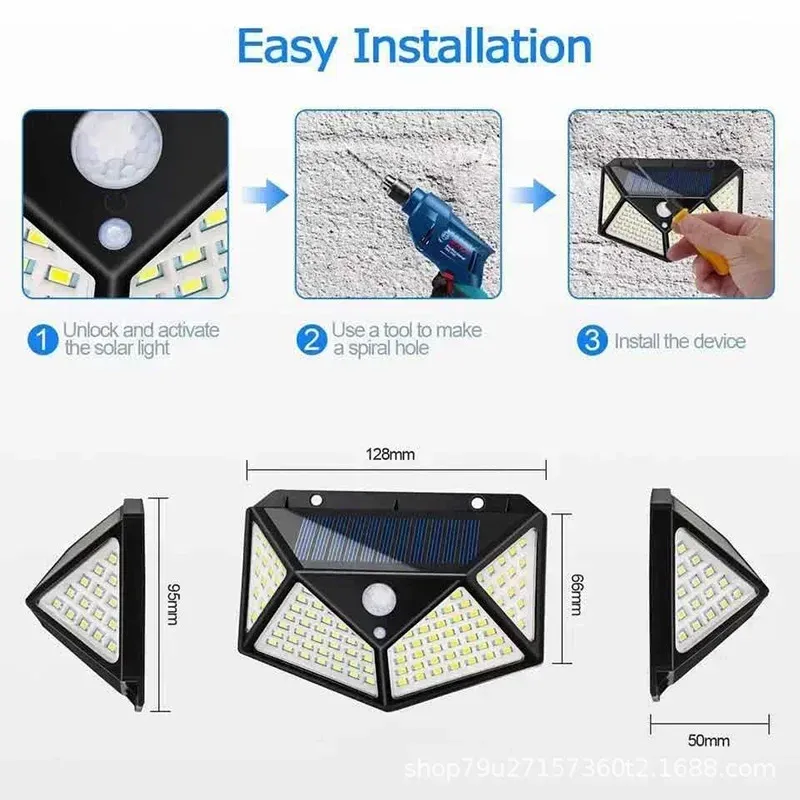 Solar Motion Sensor Security Light 5