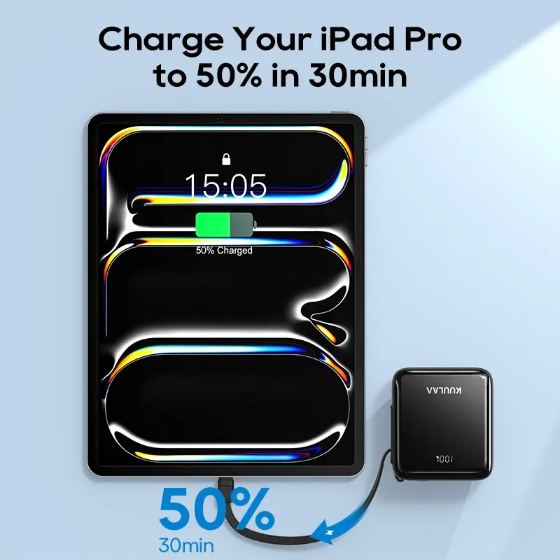 KUULAA 35W Mini Power Bank 10000mAh 4