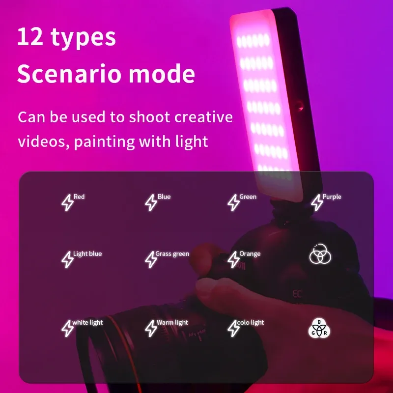 RGB Portable LED Video Light Panel 2