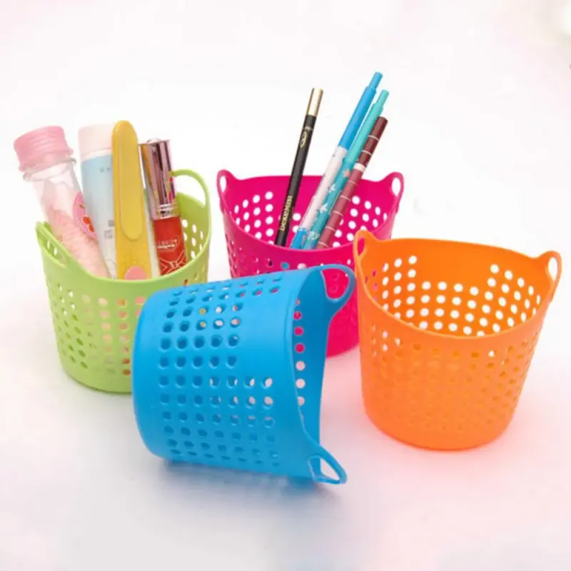 Mini Desktop Storage Trash Basket 4