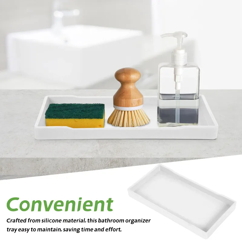 Heavy Duty Bathroom Vanity Tray Organizer 4