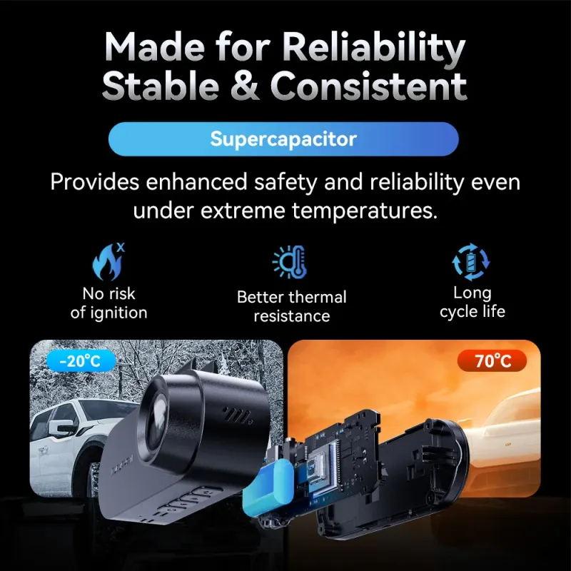 Pictrey A400 4K Dash Cam with ADAS 6