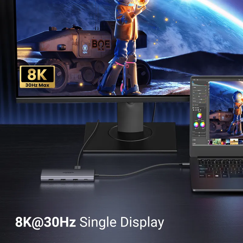 UGREEN 10-in-1 Dual HDMI USB C Hub 5